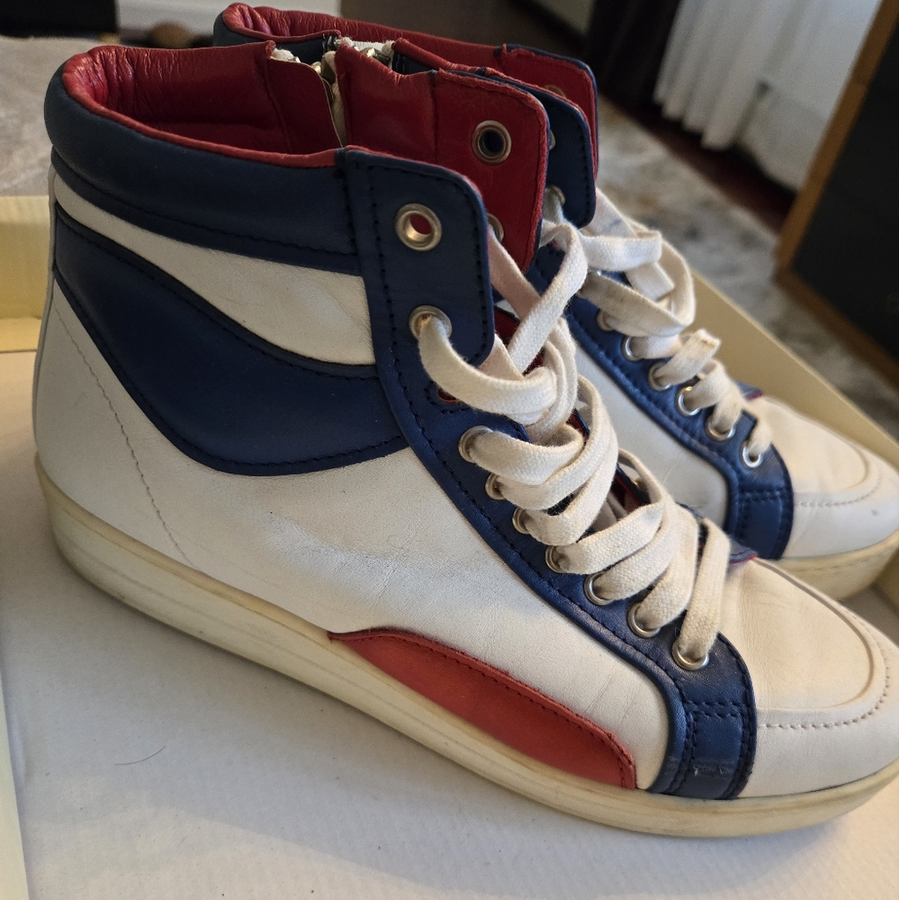 Prada leather sneakers size 38.5 - Picture 8 of 8